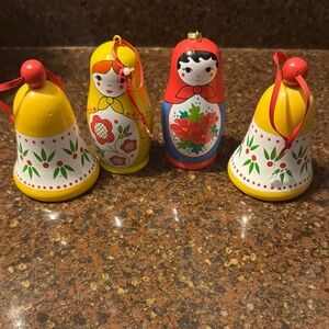 Colorful Nesting Doll Bell Set